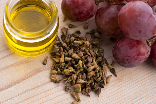 Grape seed oil treatment